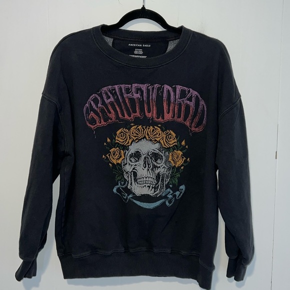 American Eagle Grateful Dead Long Sleeve Sweatshirt Q8 - Picture 1 of 4